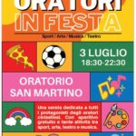 ORATORI IN FESTA 03 LUGLIO 18:30