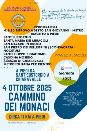 04 OTTOBRE CAMMINO DEI MONACI