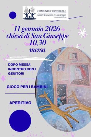 11 Gennaio 2026 – Messa per i bambini e i genitori del catechismo