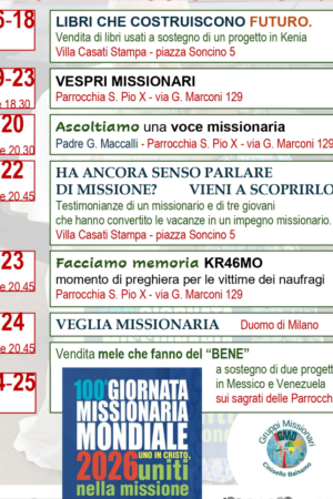 OTTOBRE MISSIONARIO 2026