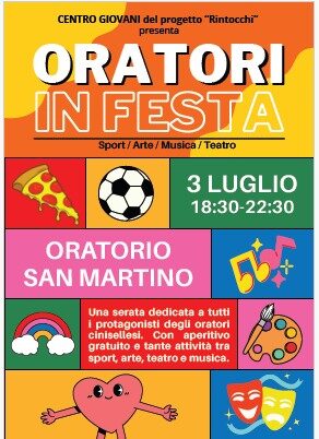 ORATORI IN FESTA 03 LUGLIO 18:30