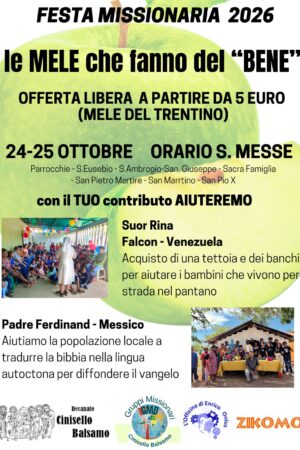 LE MELE CHE FANNO DEL BENE – 24 E 25 OTTOBRE