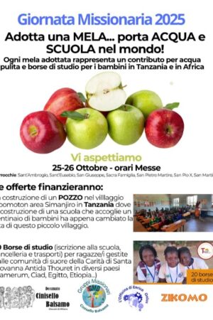 GIORNATA MISSIONARIA 2025 – ADOTTA UNA MELA